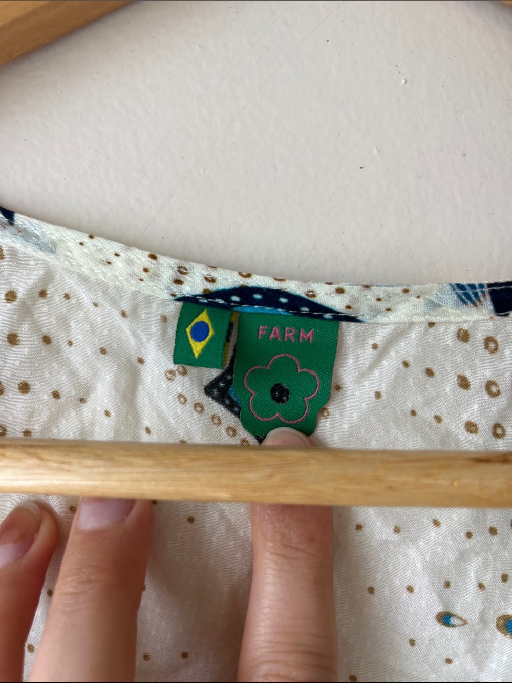 Farm Rio Butterfly Tie Blouse - Picture 2 of 4